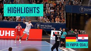 Highlights Kroatien  Deutschland I Dyn Handball [upl. by Warfourd]