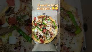 Navratri ke bd Aaj finally pizza dekh kr aur kha kr mja aa gya [upl. by Ernie697]