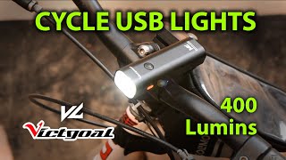 BEST CYCLE LIGHTS  VICTGOAL USB Rechargeable Bicycle Light  AMAZON  CYCLE ACCESSORIEScyclelight [upl. by Norene457]