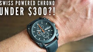 Mauer Swiss Movement Chronograph Watch Review  Great Everyday Chrono Under 300 [upl. by Cleave]