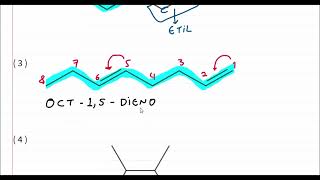 Nomenclatura de Hidrocarbonetos ramificados e insaturados [upl. by Yorick49]