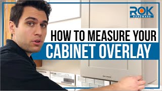 Replacing Hinges  What is Cabinet Overlay and How to Measure It [upl. by Lust888]