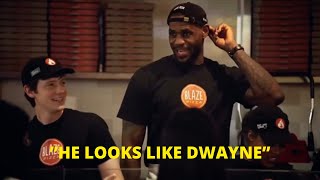 LeBron James Was Undercover And Woman Says He Looks Like Dwayne Wade [upl. by Nioe]