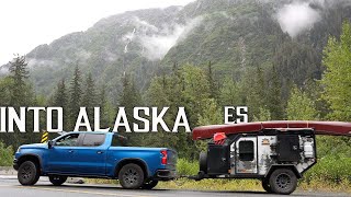 Stikine River Crossing on BCs Cassiar Hwy  Into Alaska E5  30Day Overlanding amp Canoe Adventure [upl. by Euqenimod]