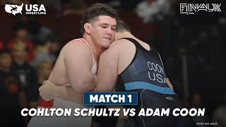 Cohlton Schultz vs Adam Coon  2023 Final X Round 1 [upl. by Caty596]