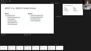 WISC V compared to WAIS IV [upl. by Herrmann127]