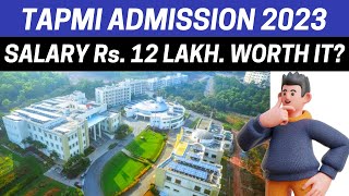 TAPMI MBA Admissions 2023  Cutoff Salary Selection MBA Colleges  TAPMI PGDM cat2022 nmat2022 [upl. by Basset]