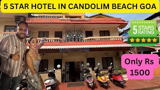 Cheap Hotels In Goa  Goa Best Hotels Near Beach  Full Details With Costing  North Goa  Candolim [upl. by Anaher2]