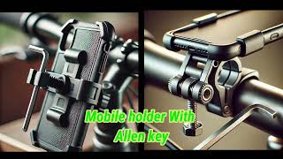 best Gadget for Biker Mobile holder with full safety [upl. by Belier273]