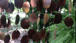 Hammered Copper Penny Windchime [upl. by Hallette]