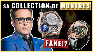 Robert Downey Jr Iron Man  Sa collection de Montres [upl. by Gassman]