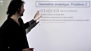 Problème de géométrie analytique  2 [upl. by Romelle]