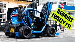 Renault Twizy F1 HITS THE STREETS Oakley Design [upl. by Celestia]