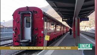 Trenino rosso un milione di passeggeri nel 2023 [upl. by Marney]