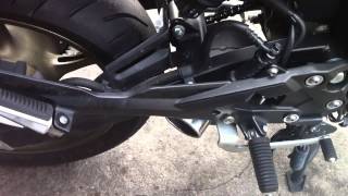 Yamaha XJ6 Stock exhaust system Mod [upl. by Paolina992]