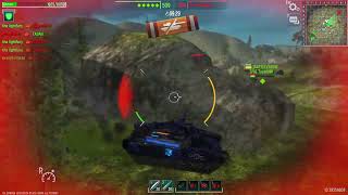 Tank Force Gameplay My AT900 URF MK1 VS SK105 MK2 [upl. by Eelnodnarb]