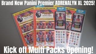 I HIT A SAKA NUMBERED PARALLEL PANINI PREMIER LEAGUE ADRENALYN XL 2025 KICK OFF MULTI PACK OPENING [upl. by Yalahs]