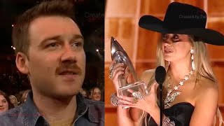 Morgan Wallen Reacts To 2023 CMA Awards Shutout [upl. by Mchugh]