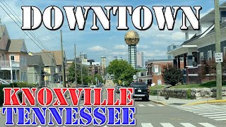 Knoxville  Tennessee  4K Downtown Drive [upl. by Martainn]