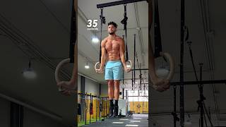 How Slow Can You Go Rings Muscle Up 🔥 [upl. by Eluj416]