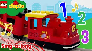 LEGO Train Song  Learning Numbers  Singalong More Nursery Rhymes  Cartoons and Kids Songs [upl. by Akissej]