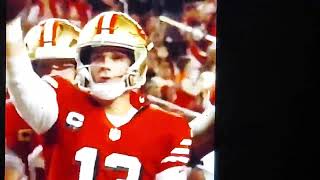 NFL 49ERS Quarterback Disrespect COWBOYS BY Slaming Football after scoring winning TOUCHDOWN [upl. by Ainej]