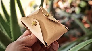 My Favorite Stitchless Leather Wallet Design [upl. by Mattox497]