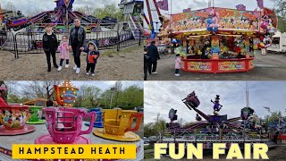 Hampstead Heath Holiday Fun Fair funfair fun viral viralvideo funfairrides [upl. by Wolpert]