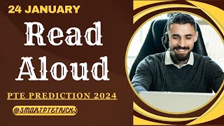 PTE Read Aloud  January 2024  Most Repeated [upl. by Yrad]