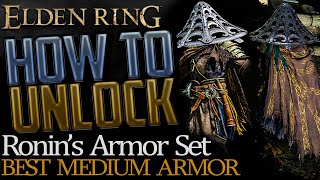 Elden Ring Where to get Ronin’s Armor Set Best Medium Armor [upl. by Sirmons]