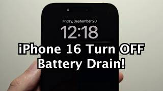 iPhone 16 Pro Always On Display  How to Turn OFF [upl. by Ozan]