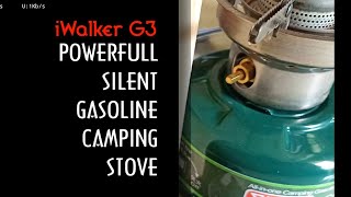 POWERFULL SILENT GASOLINE CAMPING STOVE [upl. by Ereveneug]