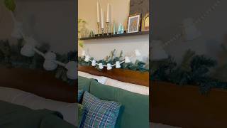 Dollar Tree Christmas DIY 🎄✨ Beanie Garland christmascrafts christmascraft diychristmasdecor [upl. by Alekin]