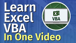 Excel VBA Tutorial for Beginners  Excel VBA Training  FREE Online Excel VBA course [upl. by Adnohsed]