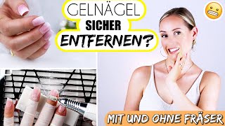 GELNÄGEL selber ENTFERNEN  Nails »Lalalunia« [upl. by Eppilihp752]