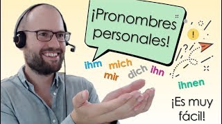 Pronombres En Alemán  Los Pronombres Personales En Nominativo Dativo Y Acusativo  12 💡 [upl. by Harehs667]