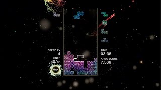 My attempts at beating METAMORPHOSIS  Tetris Effect Connected No Commentary [upl. by Einoj]