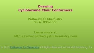 Drawing Chair Conformers for Unsubstituted and Substituted Cyclohexanes [upl. by Hluchy]