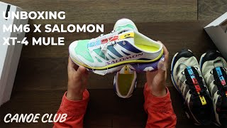 Unboxing the MM6 x Salomon XT4 Mule [upl. by Aible]