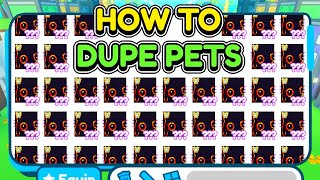 😈TUTORIAL🤑HOW TO DUPE PETS IN Pet Simulator X [upl. by Amata]