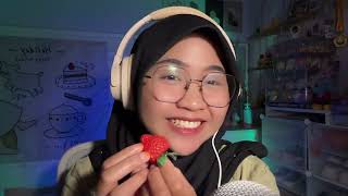 ASMR STRAWBERRY fake strawberry [upl. by Dev]