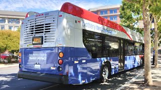 SamTrans 2022 New Flyer XE40 1000 on Route EPX at Winslow amp Broadway [upl. by Atnahsal]