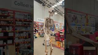 bunningswarehouse halloweendecor2024 giantskeleton Sept 21 2024 Bunnings warehouse Parafield [upl. by Nilyac]