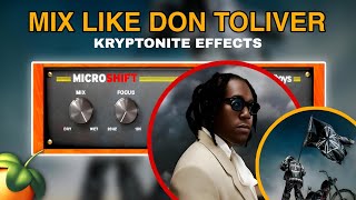 How To Sound Like Don Toliver  quotKryptonite Vocalsquot  FL Studio 21 [upl. by Umeko204]