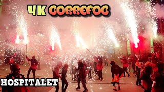 Hospitalet Festa Major del Centre 2024  Tabalada i Correfoc  Barcelona 4K [upl. by Elisha563]