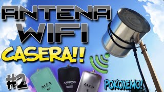 Como Hacer una Antena Wifi Casera con un Bote de Lamina Facil Parte 2 quotBien Explicadoquot [upl. by Barthol636]