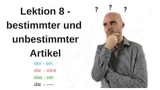 Deutschkurs A11 Lektion 8 bestimmterunbestimmter Artikel [upl. by Squire]