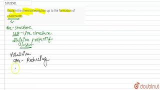 Explain the chemical evolution up to the formation of coacervates  12  EVOLUTION  BIOLOGY [upl. by Vania567]