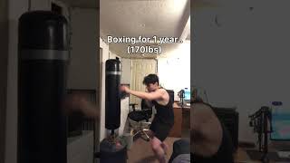 My 1 year boxing progression [upl. by Tecla274]