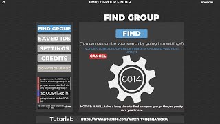 Proof That Roblox Empty Group Finder Is Fake [upl. by Nayt]